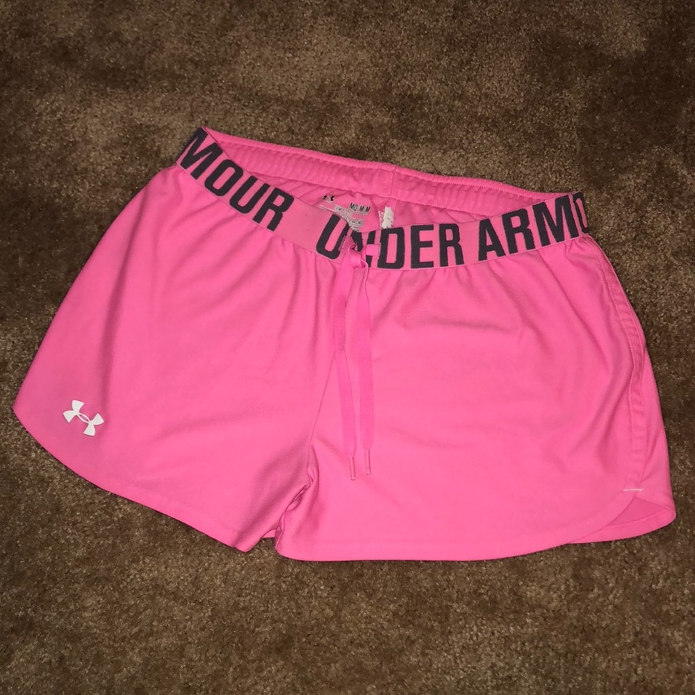 UA play it up shorts